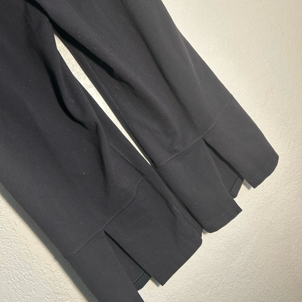 Eddie Bauer Sport 🌝 Black Wide-Leg with Split Cropped Leggings 🌚 - Picture 4 of 6